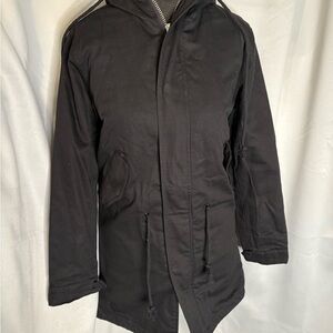 Men's Black Military Field Jacket